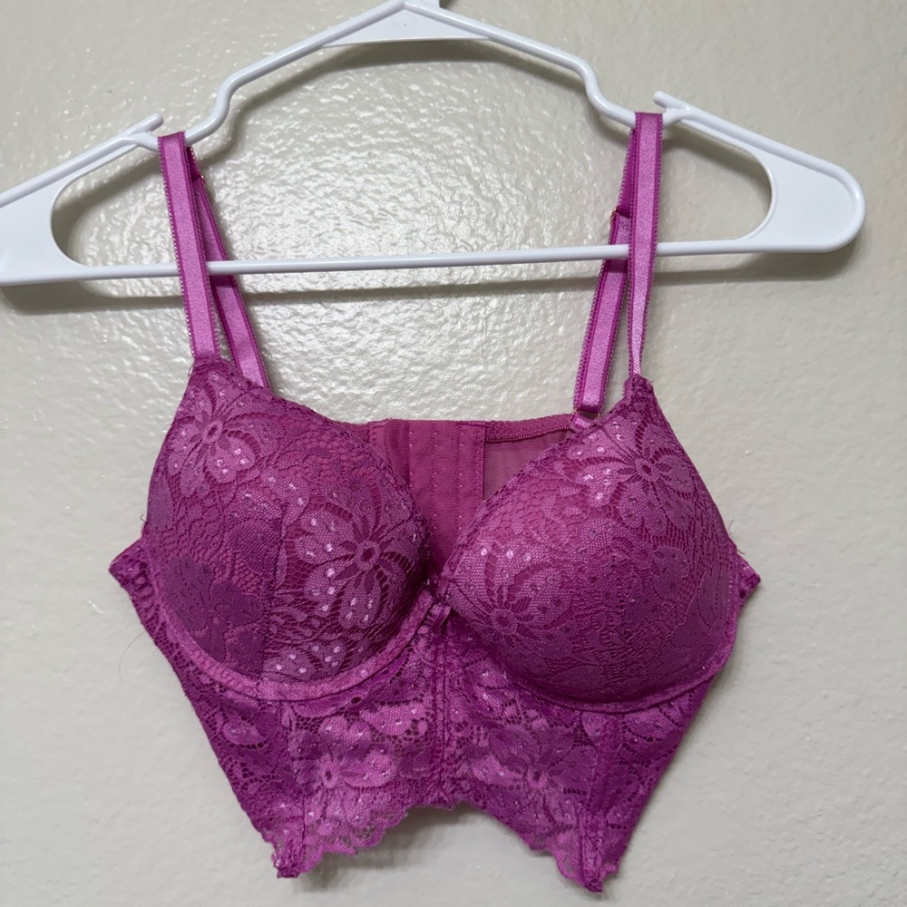 Lace Bralette in Purple
